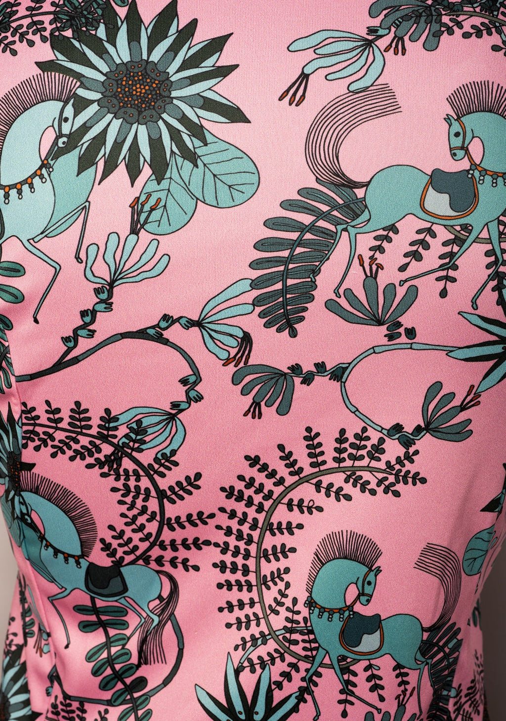 Mint Magic in Pink Quarter Zip Sun Shirt