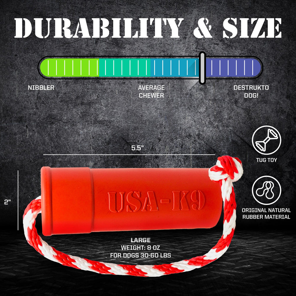 USA-K9 Firecracker Floating Training Dummy For K9 Handling Red