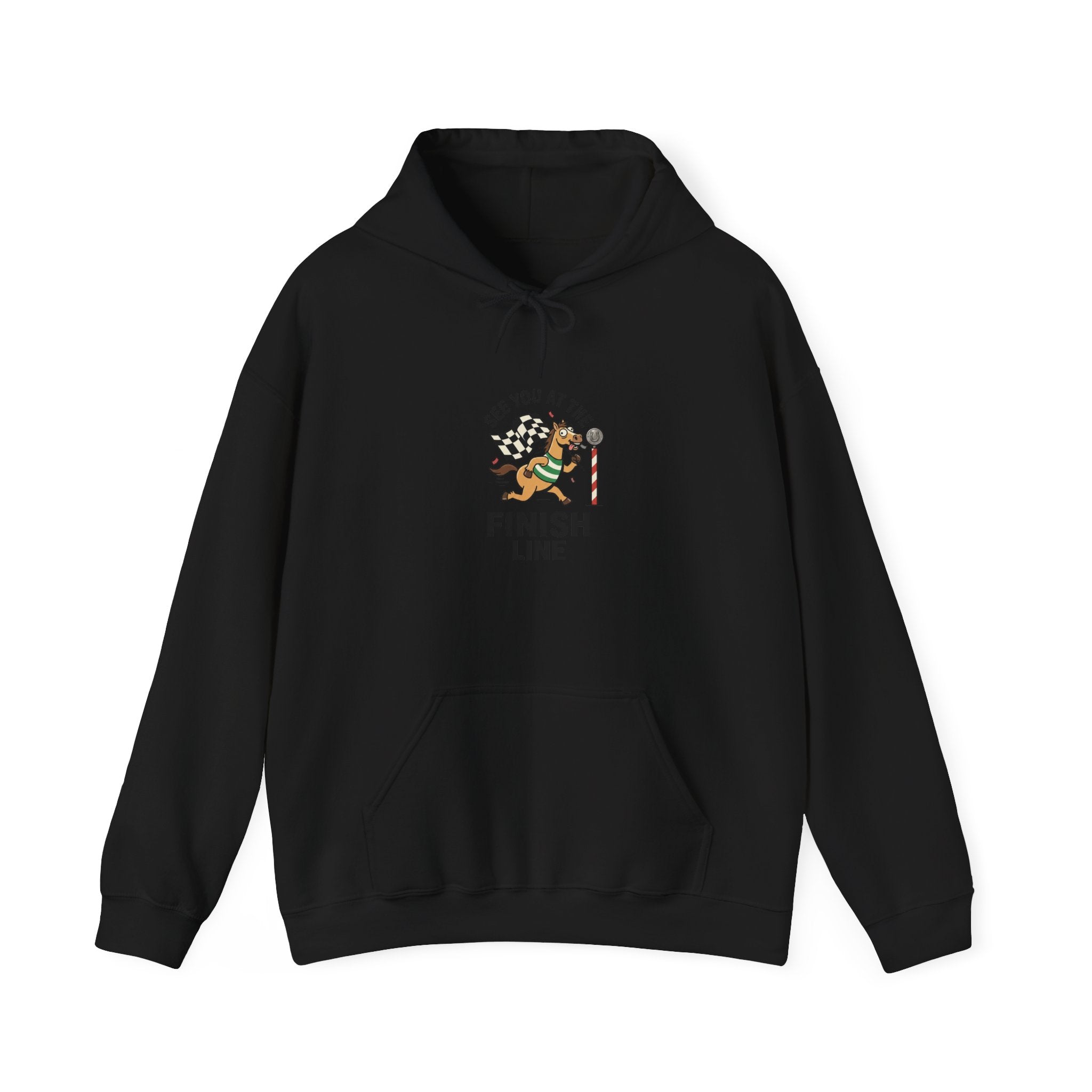 See You at the Finish Line Hoodie | Racing Horse Meme, Race Day Humor