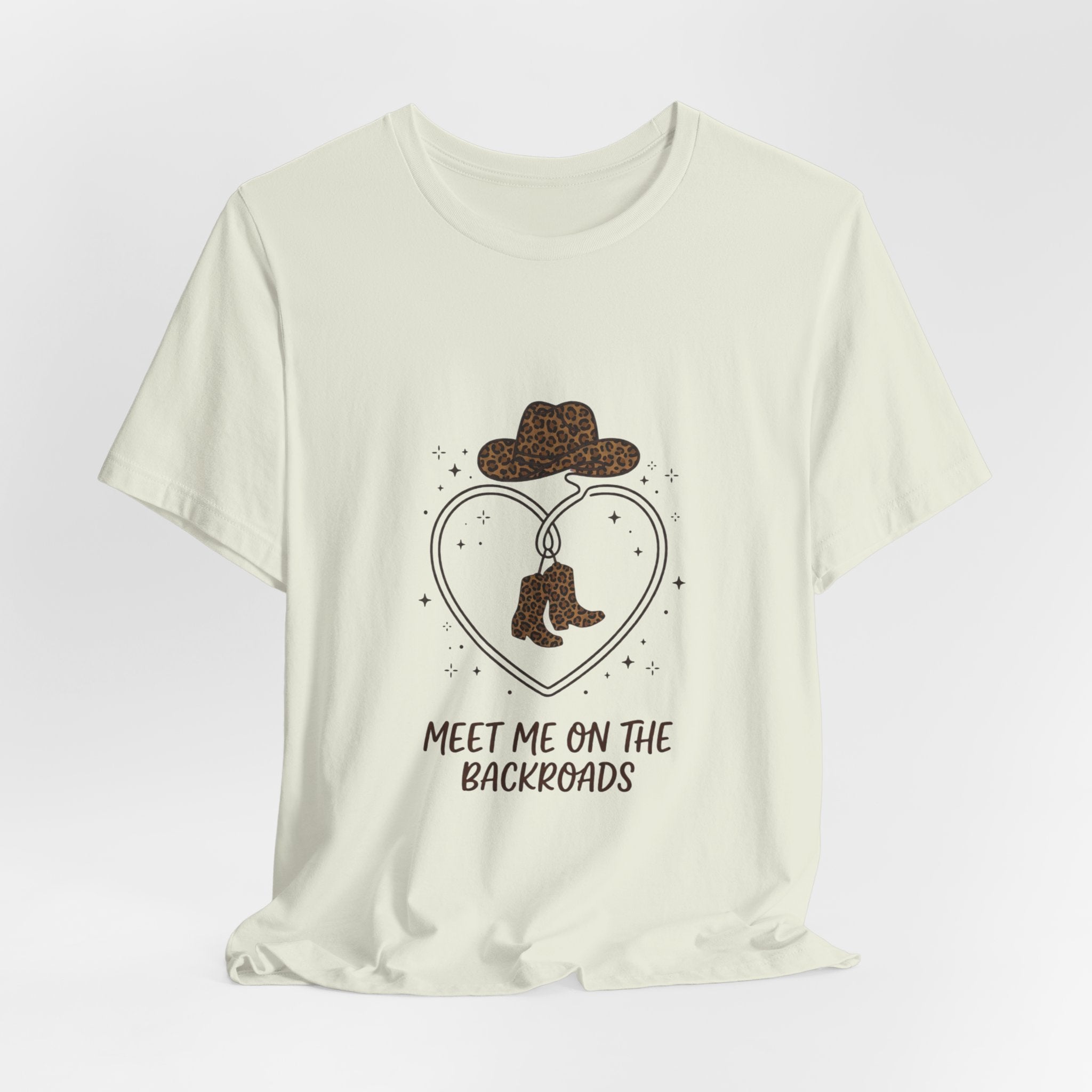 Meet Me on the Backroads T-Shirt | Country Aesthetic, Western Cowgirl Tee