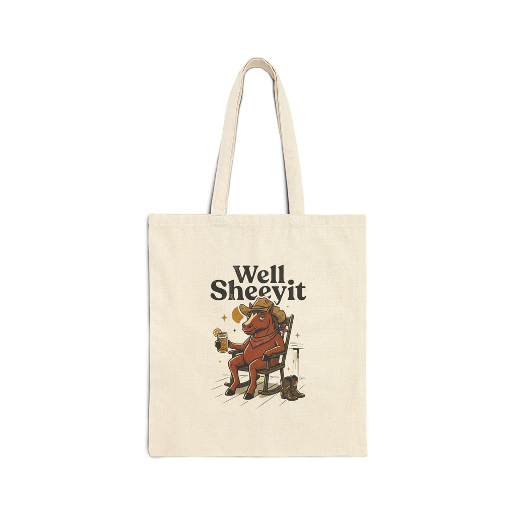 Well Sheeyit Horse Tote | Vintage Southern, Rustic Western Humor