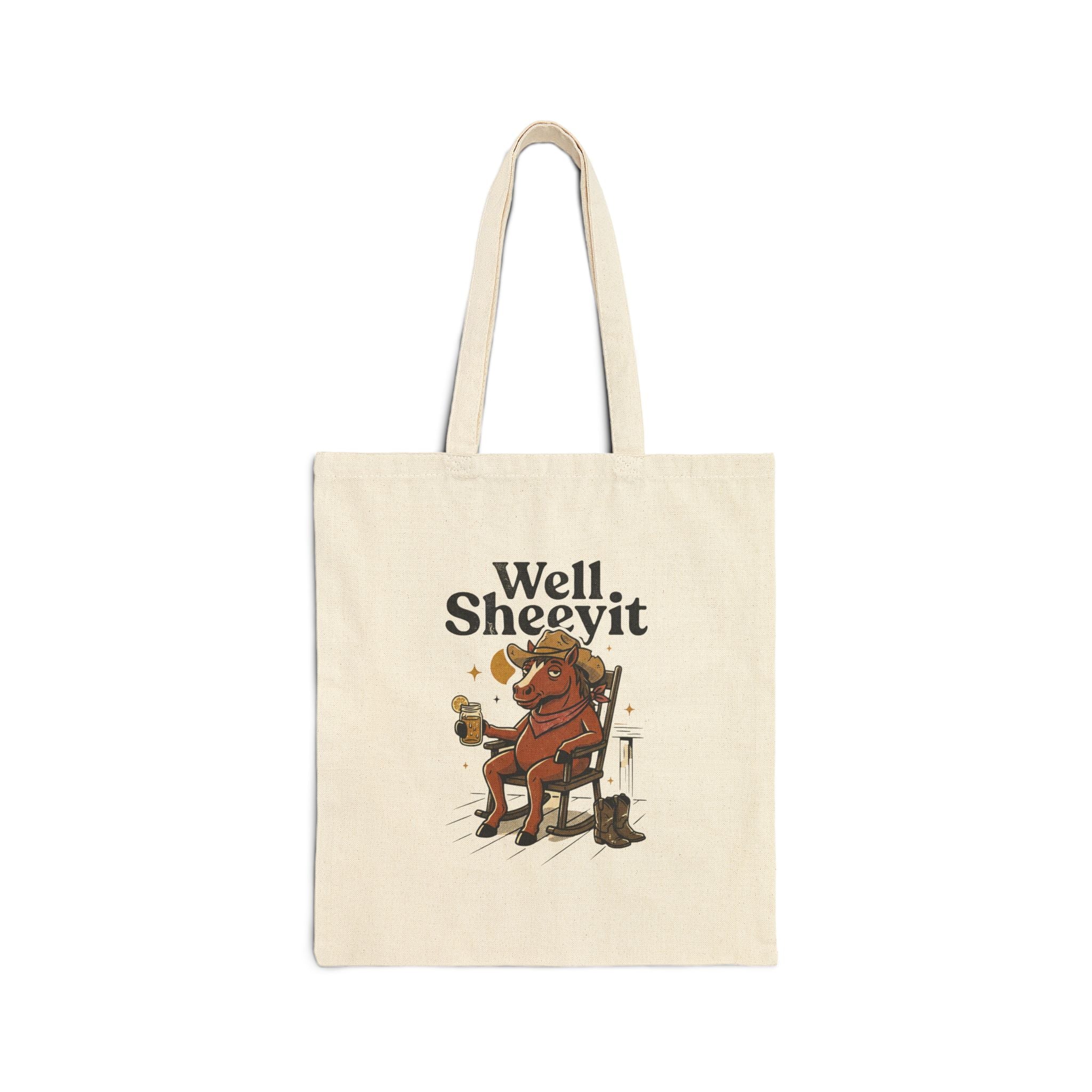 Well Sheeyit Horse Tote | Vintage Southern, Rustic Western Humor