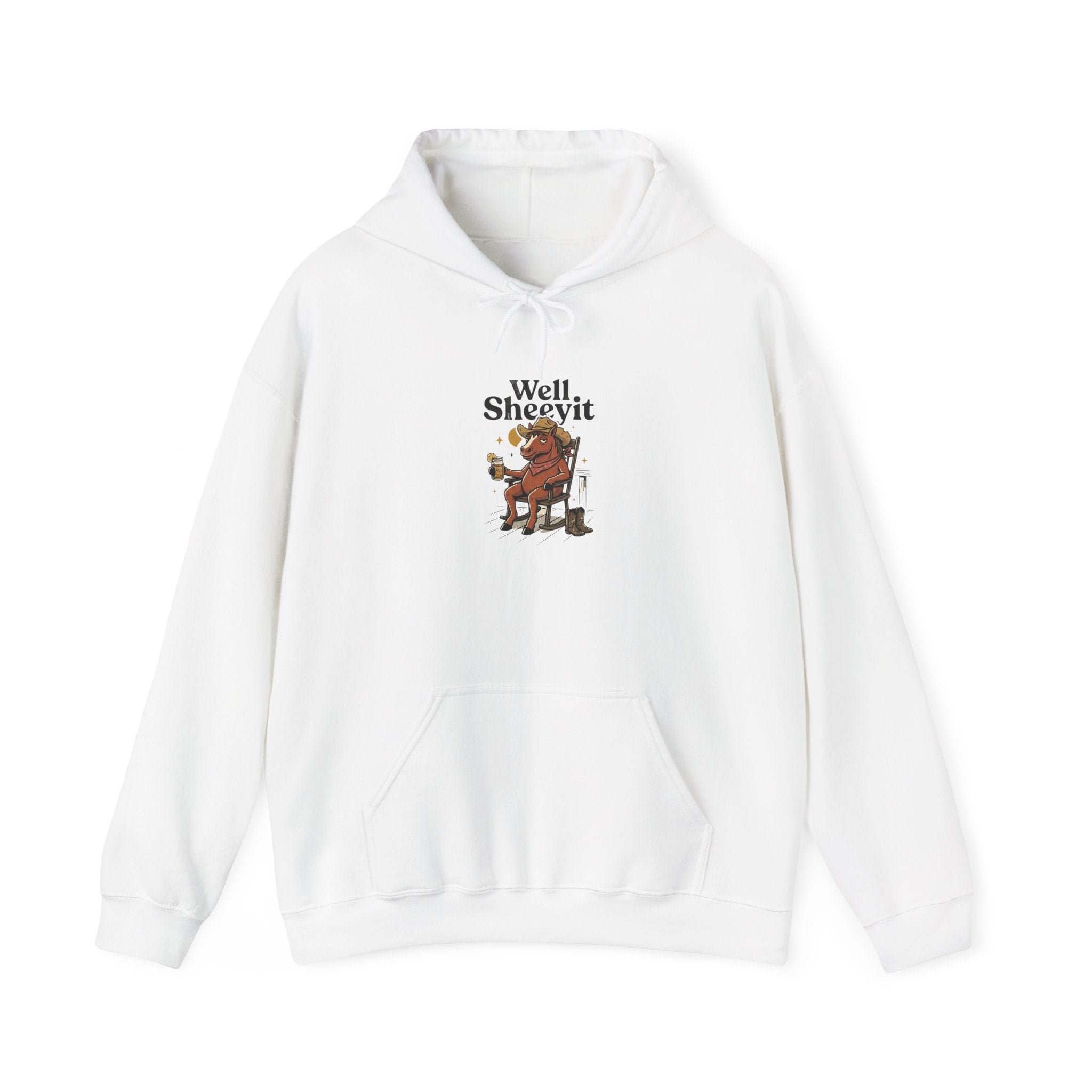 Well Sheeyit Horse Hoodie | Vintage Southern, Rustic Western Distressed