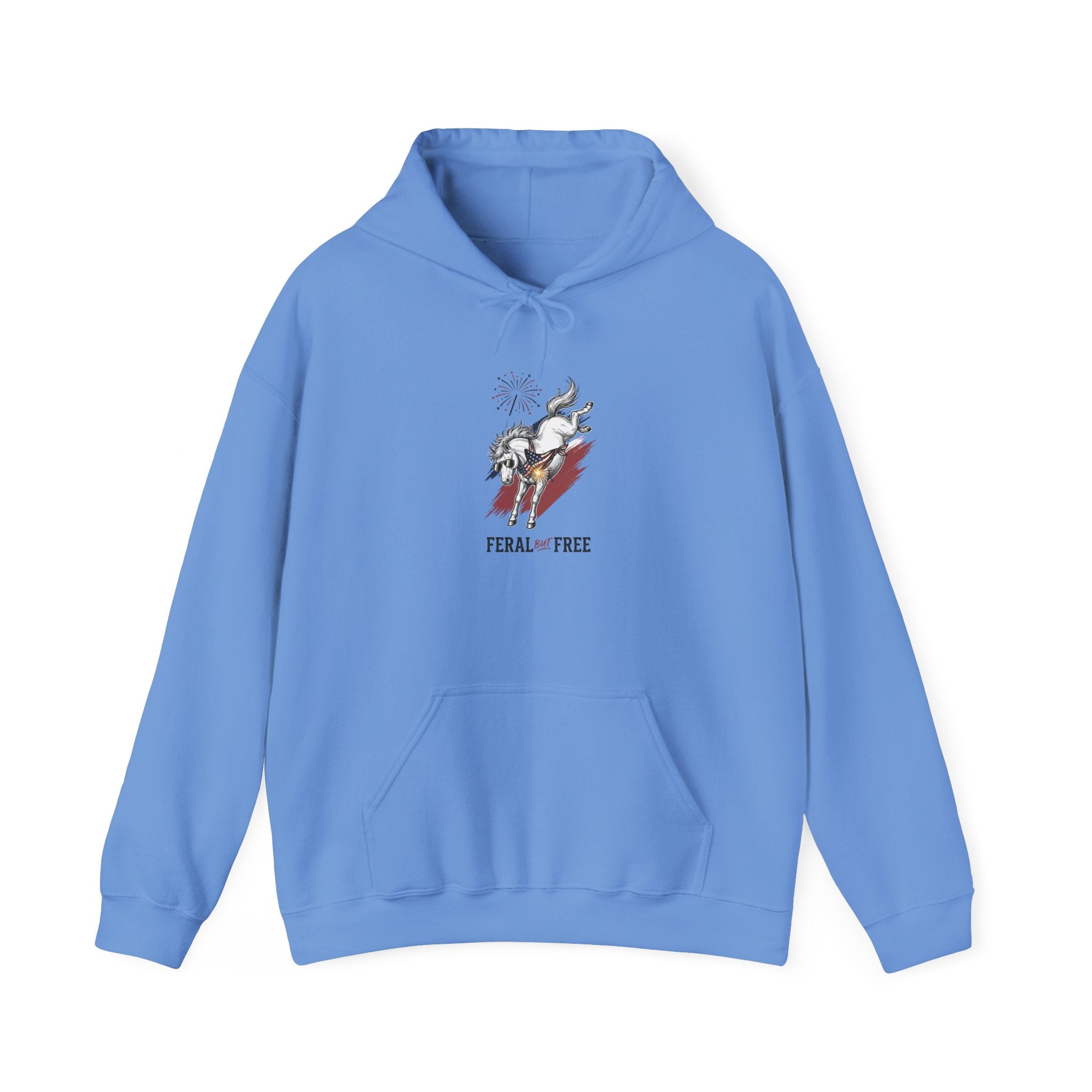 Feral but Free hoodie | Witty self-deprecating mental exhaustion sweatshirt