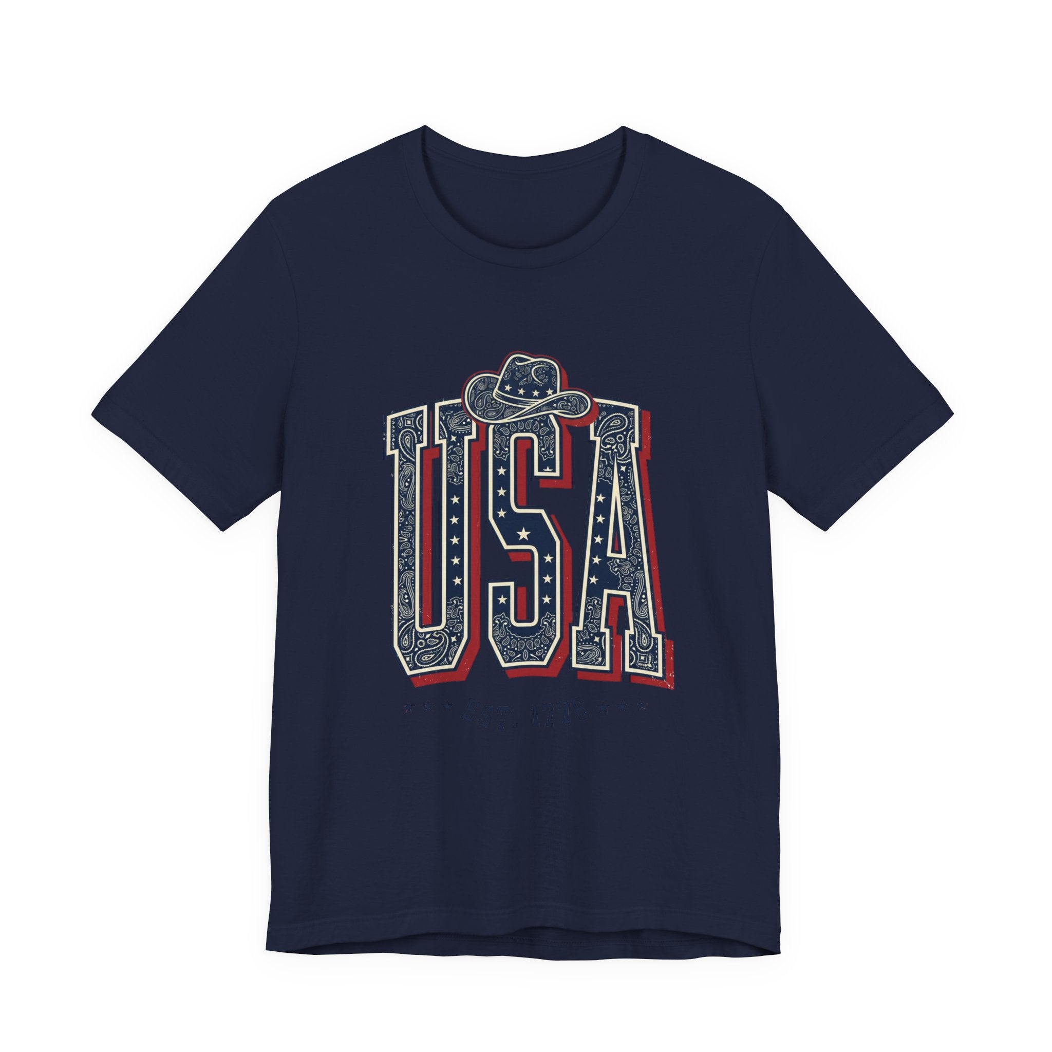 USA Vintage Americana Tee | 4th of July Patriotic Stars & Stripes