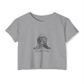 Cowgirl Boots Crop Top — "Boot Girl Energy" Festival Tee