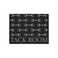 Tack Room Heavy-Duty Floor Mat – Equestrian Bit Pattern Welcome Rug