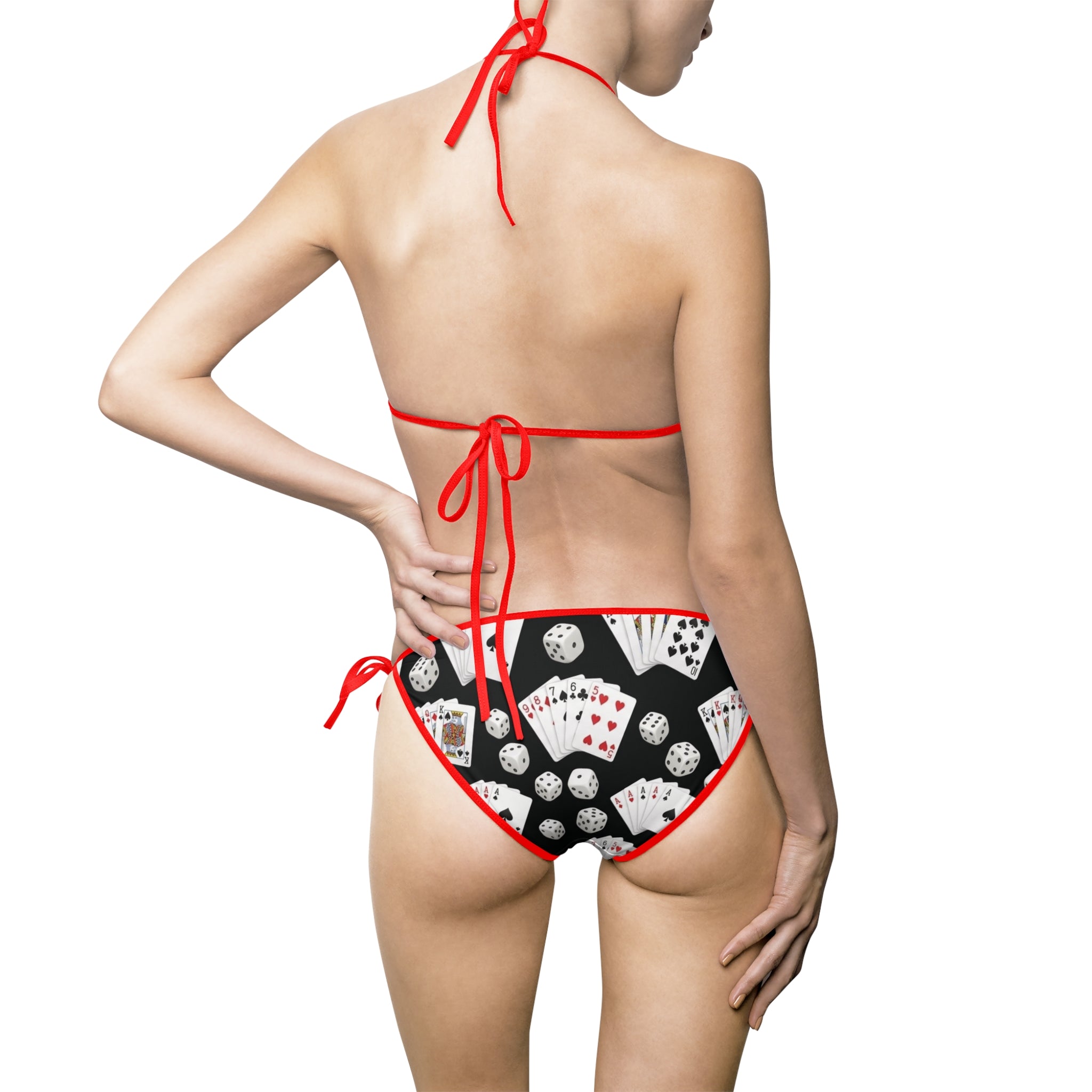 Women's Casino Themed Bikini Swimsuit