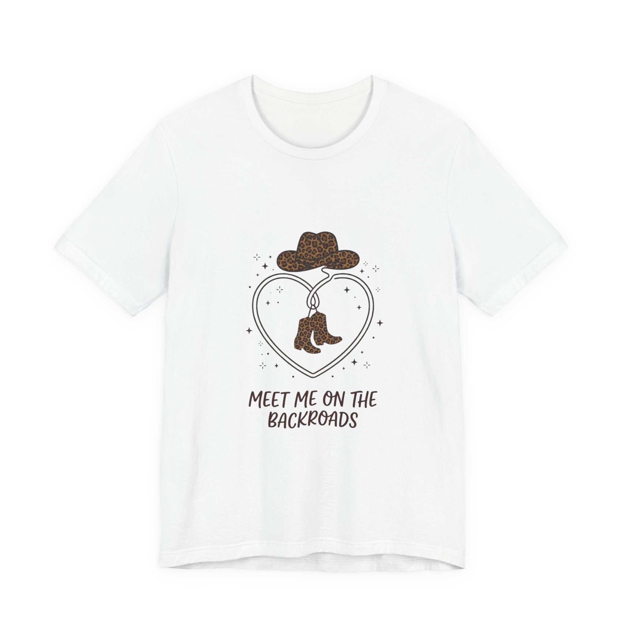 Meet Me on the Backroads T-Shirt | Country Aesthetic, Western Cowgirl Tee