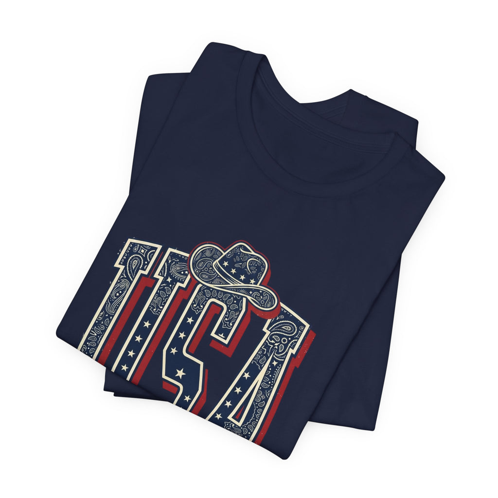 USA Vintage Americana Tee | 4th of July Patriotic Stars & Stripes