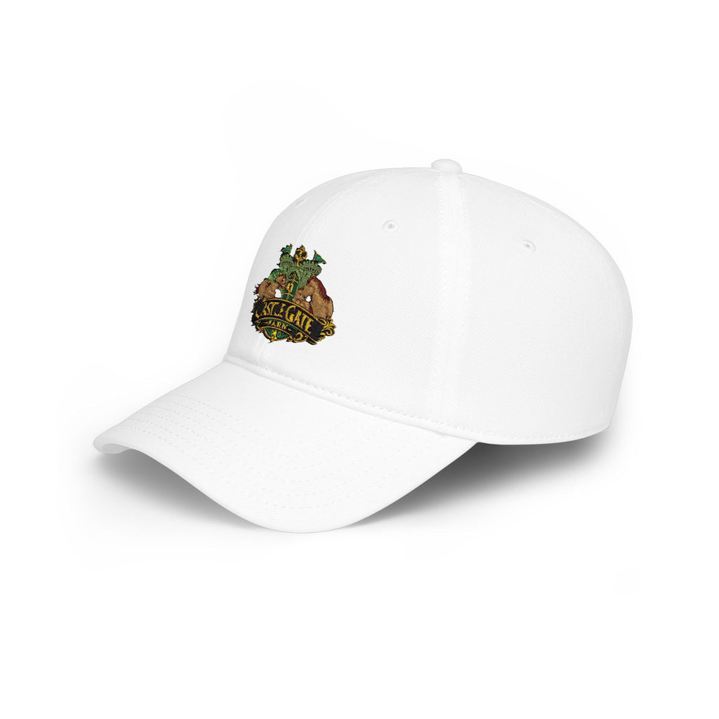 Castle Gate Farm Logo Crest Low Profile Baseball Cap