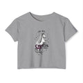 Festival Crop Top — “In My Chaos Era” Prancing Unicorn Graphic