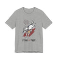 Feral but Free horse illustration Tee | edgy ironic mental health humor