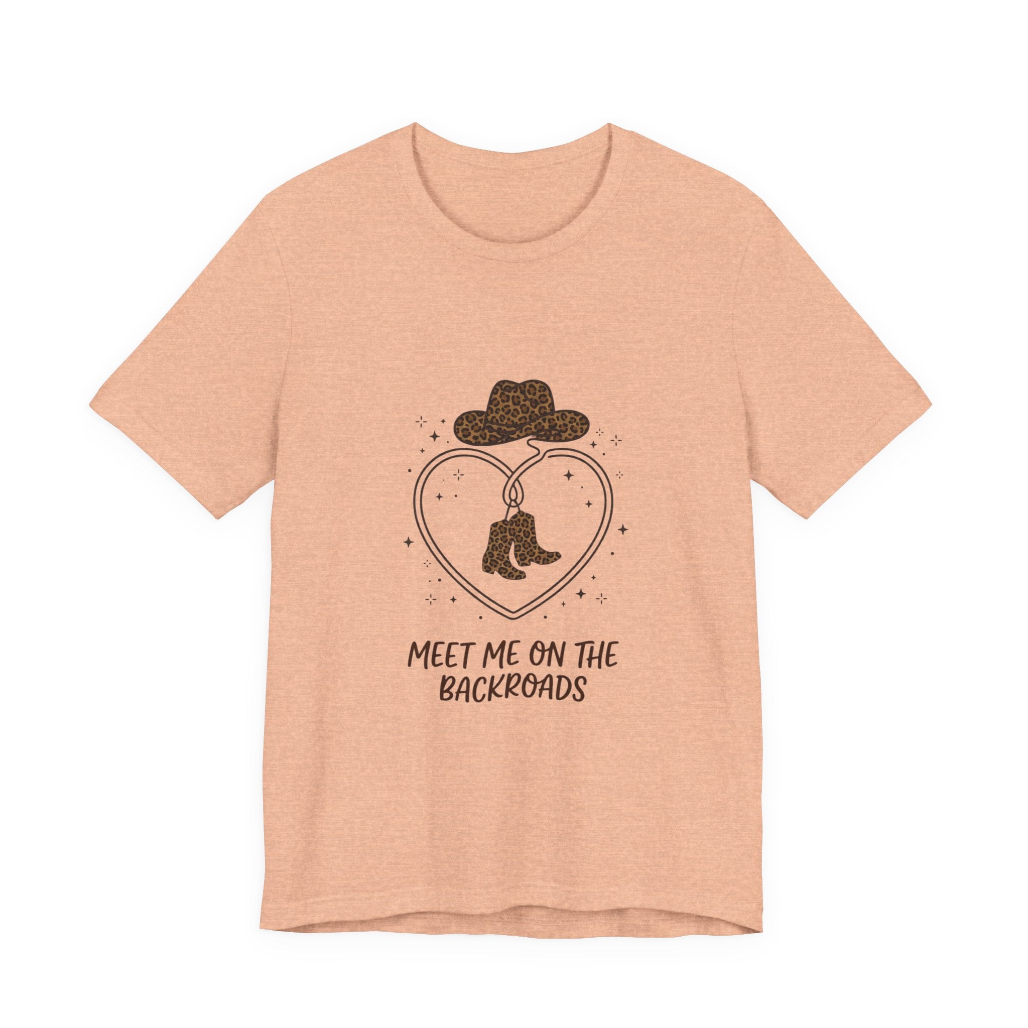 Meet Me on the Backroads T-Shirt | Country Aesthetic, Western Cowgirl Tee