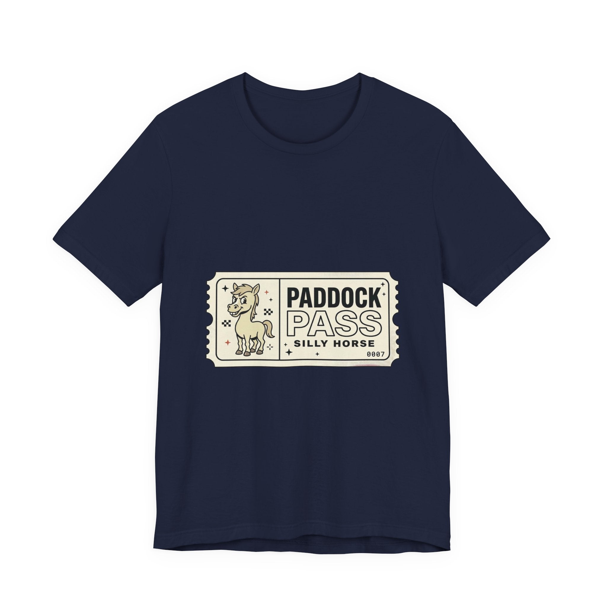 Paddock Pass Silly Horse T-Shirt | Racing Meme, Track Day Crew