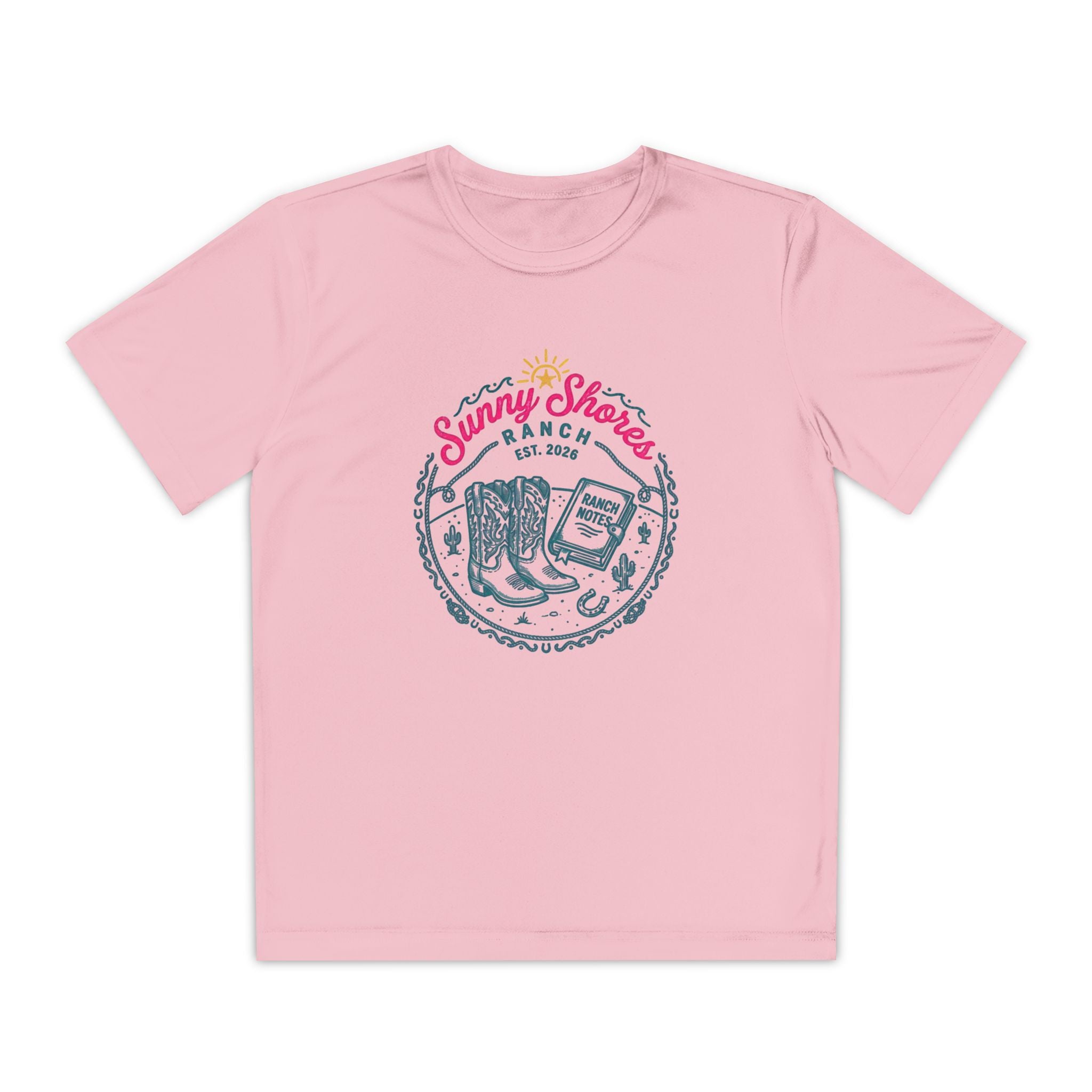 Sunny Shores Ranch Vintage Rodeo Kid T‑Shirt