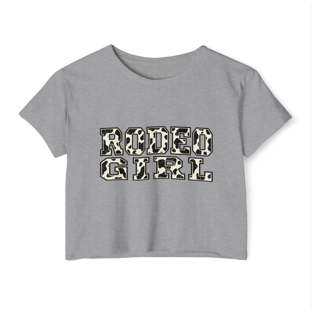 Rodeo Girl Crop Top — Western Cowgirl Festival Tee