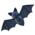 Spooktacular Vampire Bat Nylon Dog Chew Toy For Aggressive Chewers