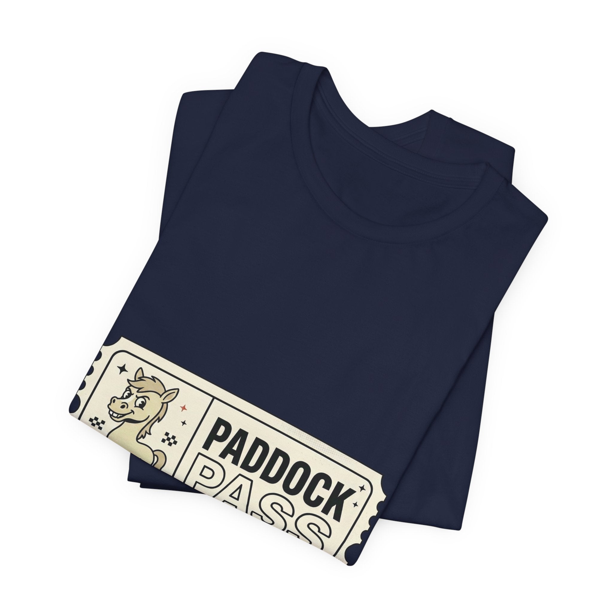 Paddock Pass Silly Horse T-Shirt | Racing Meme, Track Day Crew