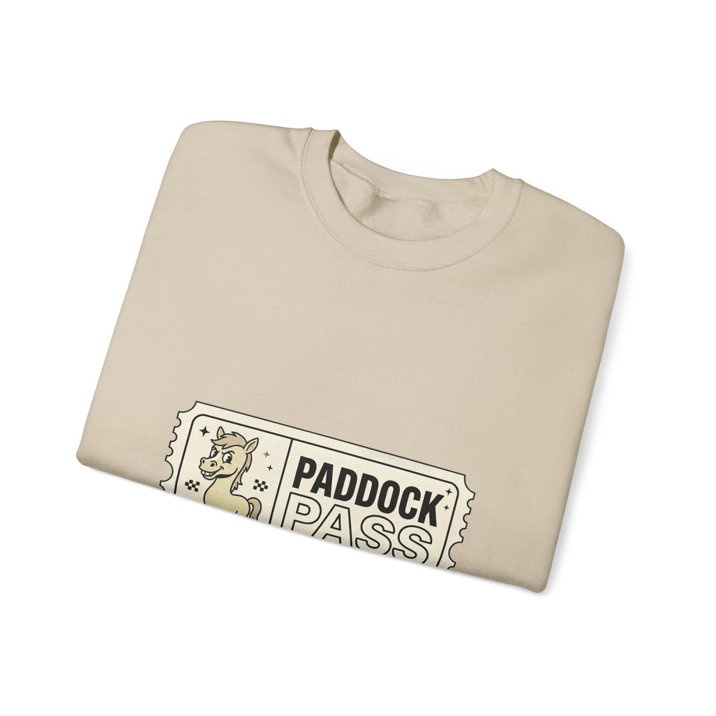 Paddock Pass Silly Horse Sweatshirt | Racing Meme, Fan