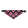 Pink Horse Diamond Pet Bandana Collar — Stylish Dog & Cat Accessory