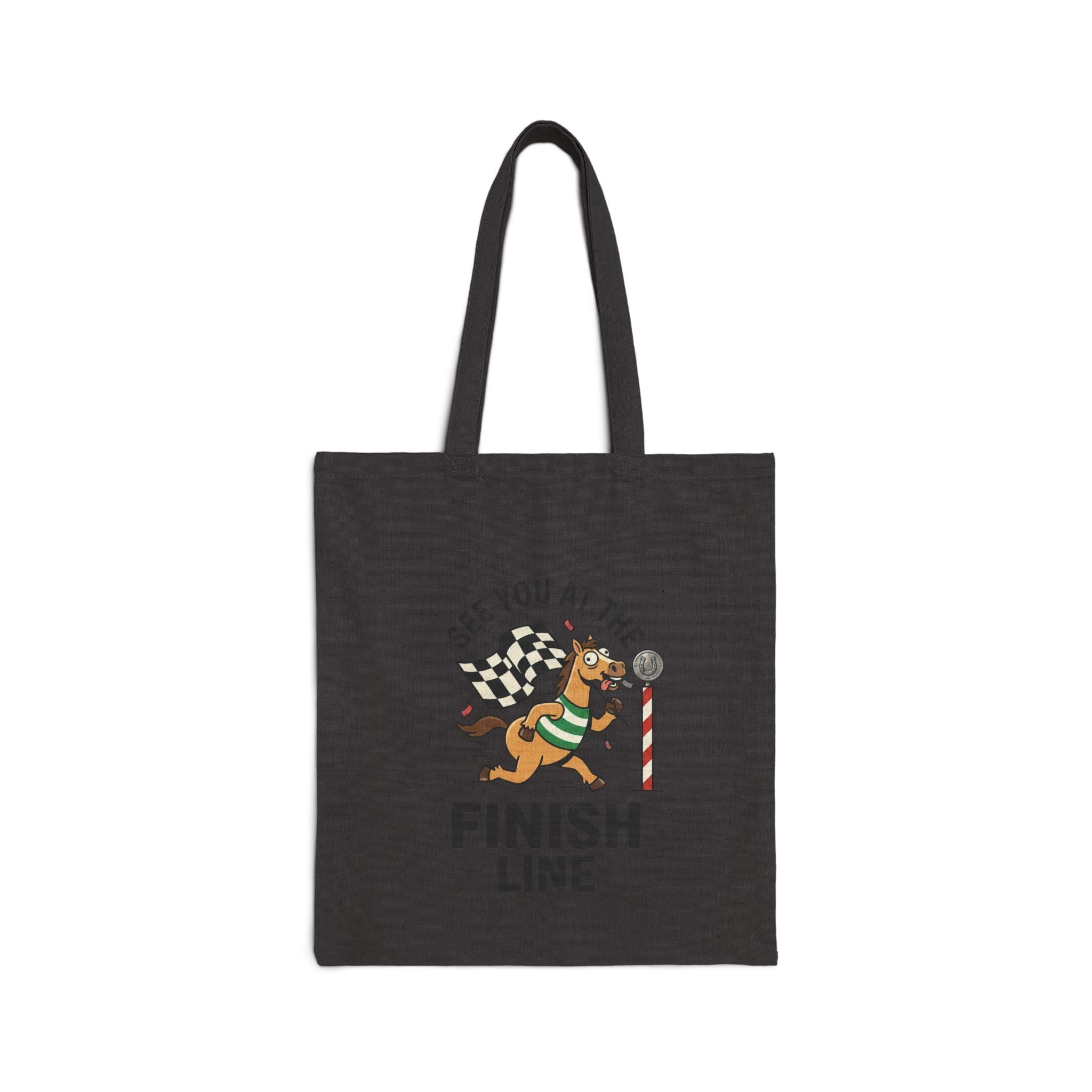 See You at the Finish Line Tote | Racing Meme, Silly Horse Race Bag
