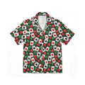 Casino Poker Chips and Cards Hawaiian Shirt with racehorse placket