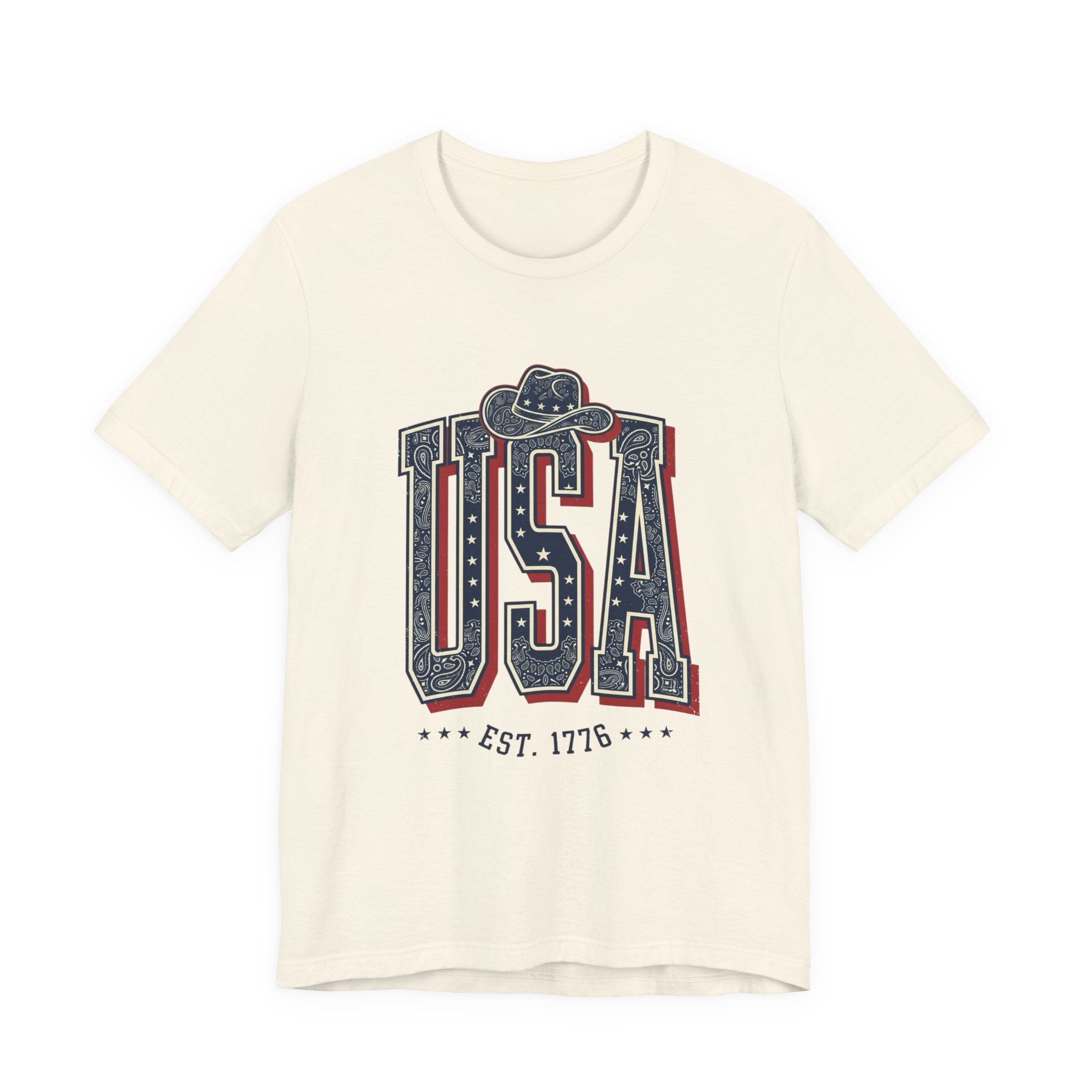 USA Vintage Americana Tee | 4th of July Patriotic Stars & Stripes