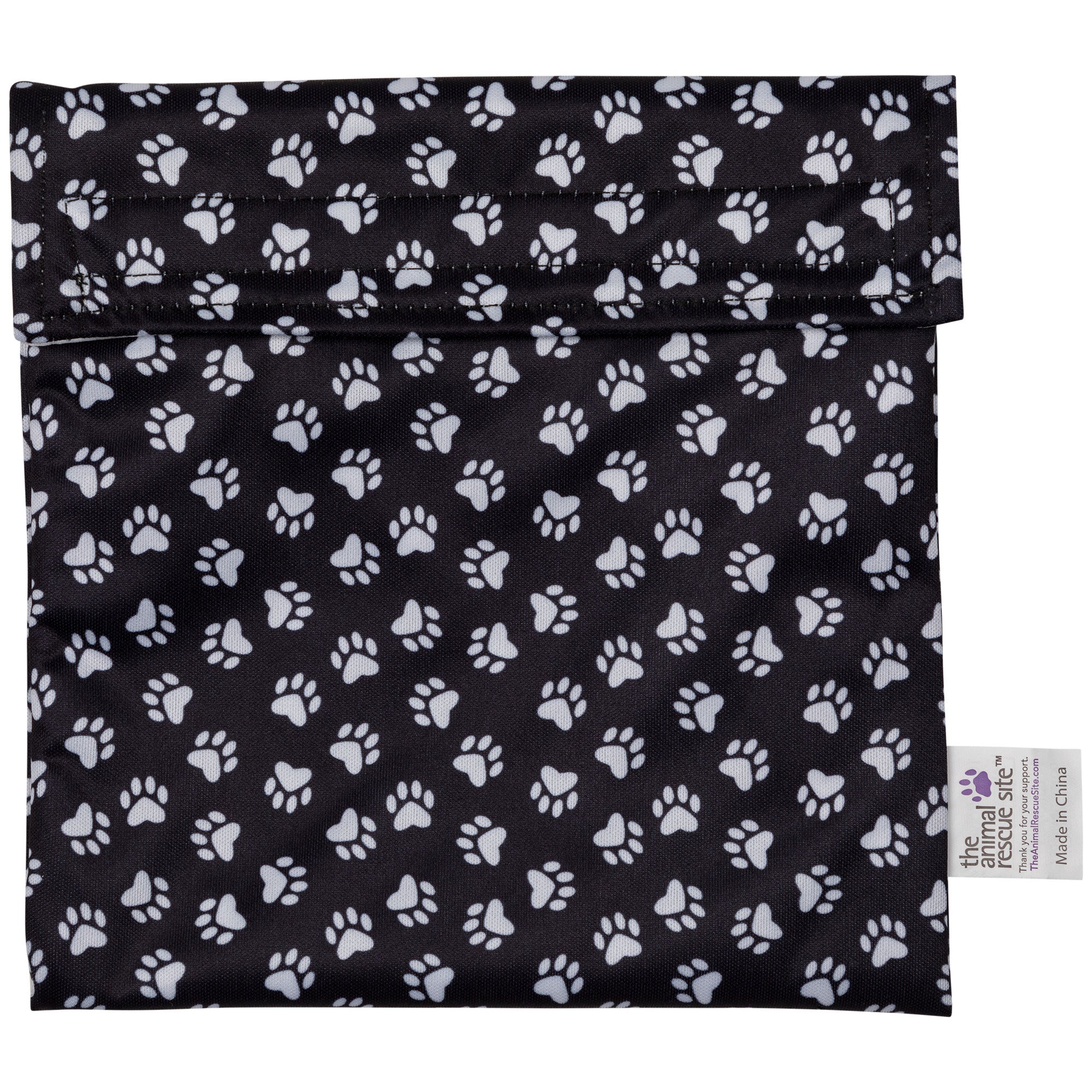 Paw Print Reusable Snack Pouch - Set of 2