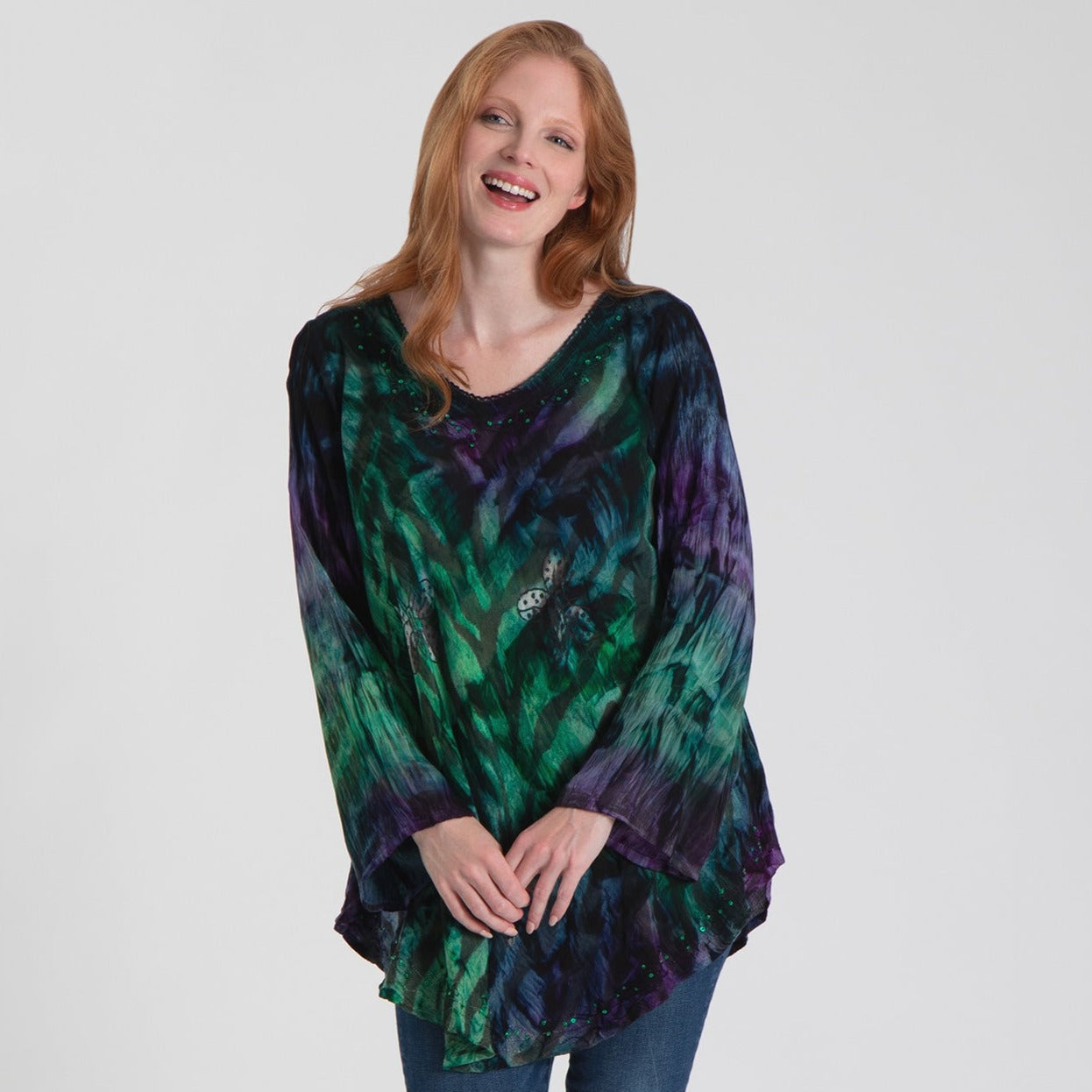 Peruvian Wings Long Sleeve Tunic