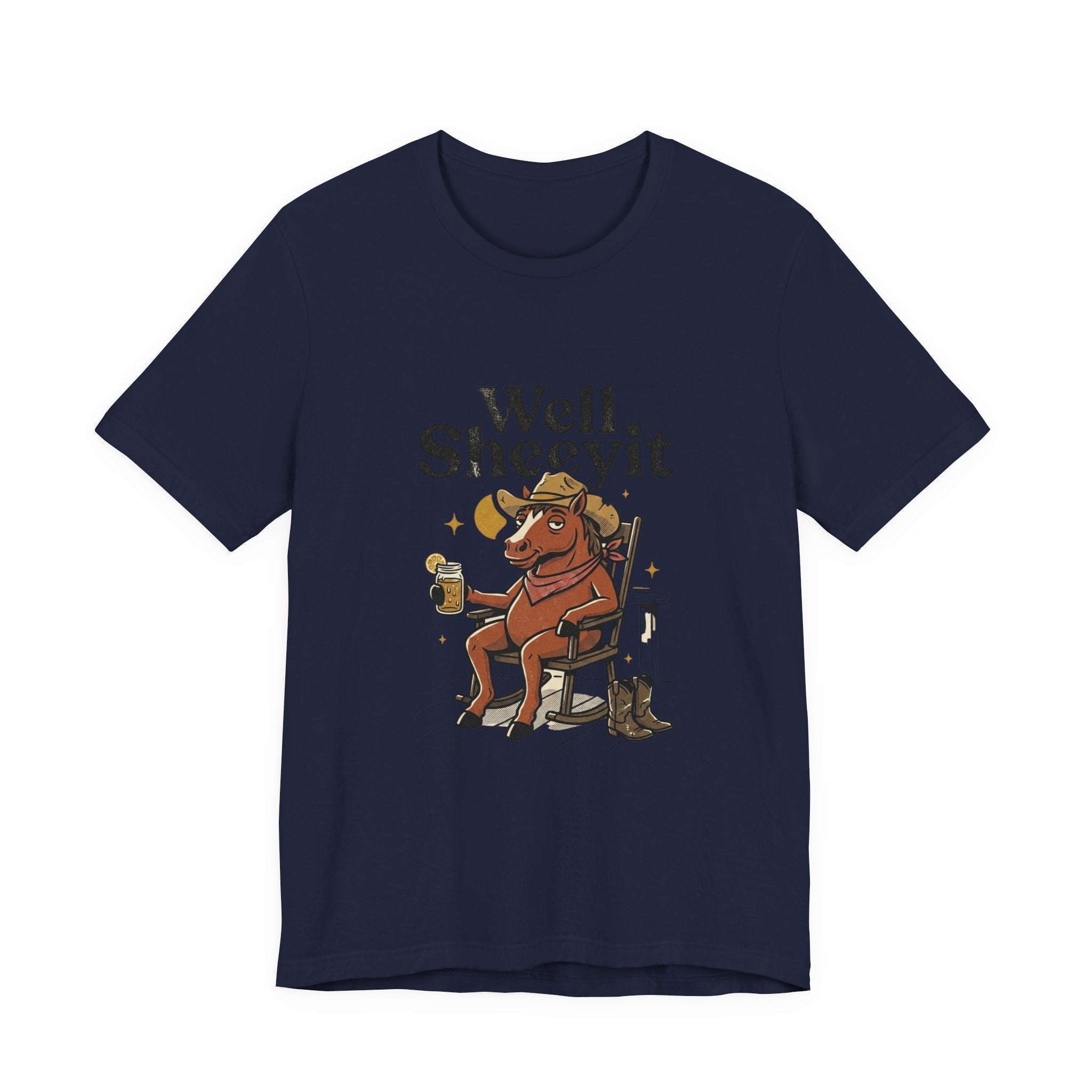 Well Sheeyit Horse Tee | Vintage Southern, Western Retro Distressed Graphic