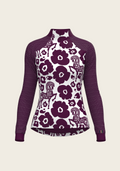 Mulberry Splash Sport Mesh Quarter Zip Sun Shirt