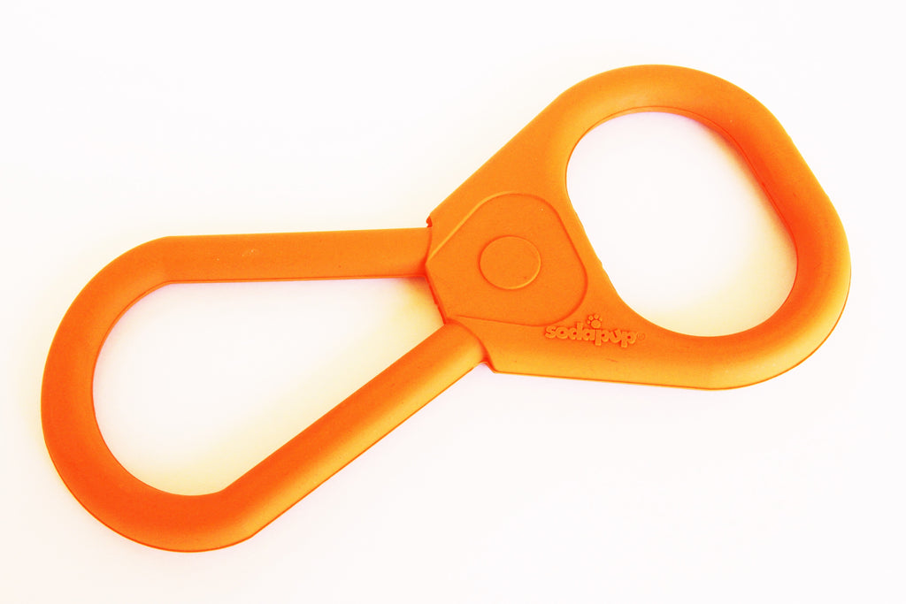 SodaPup Pop Top Rubber Tug Toy for Interactive Play