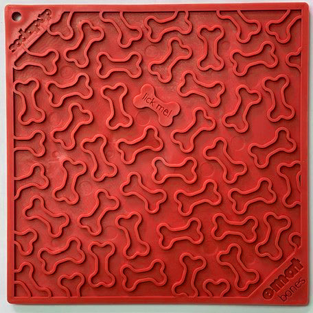 SodaPup Bones eMat Enrichment Lick Mat For Dogs And Cats