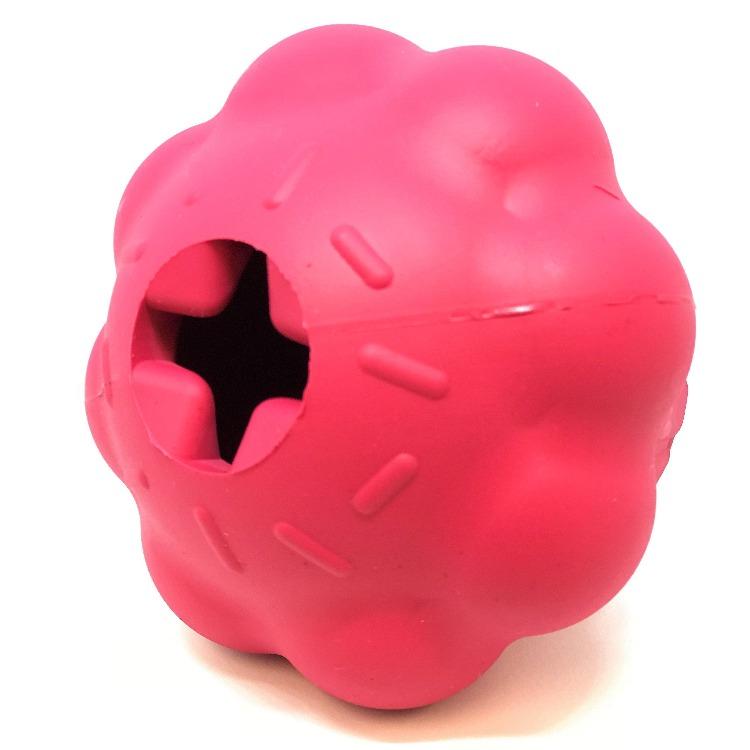 Cupcake eDispenser Durable Rubber Chew Toy and Treat Dispenser for Dogs