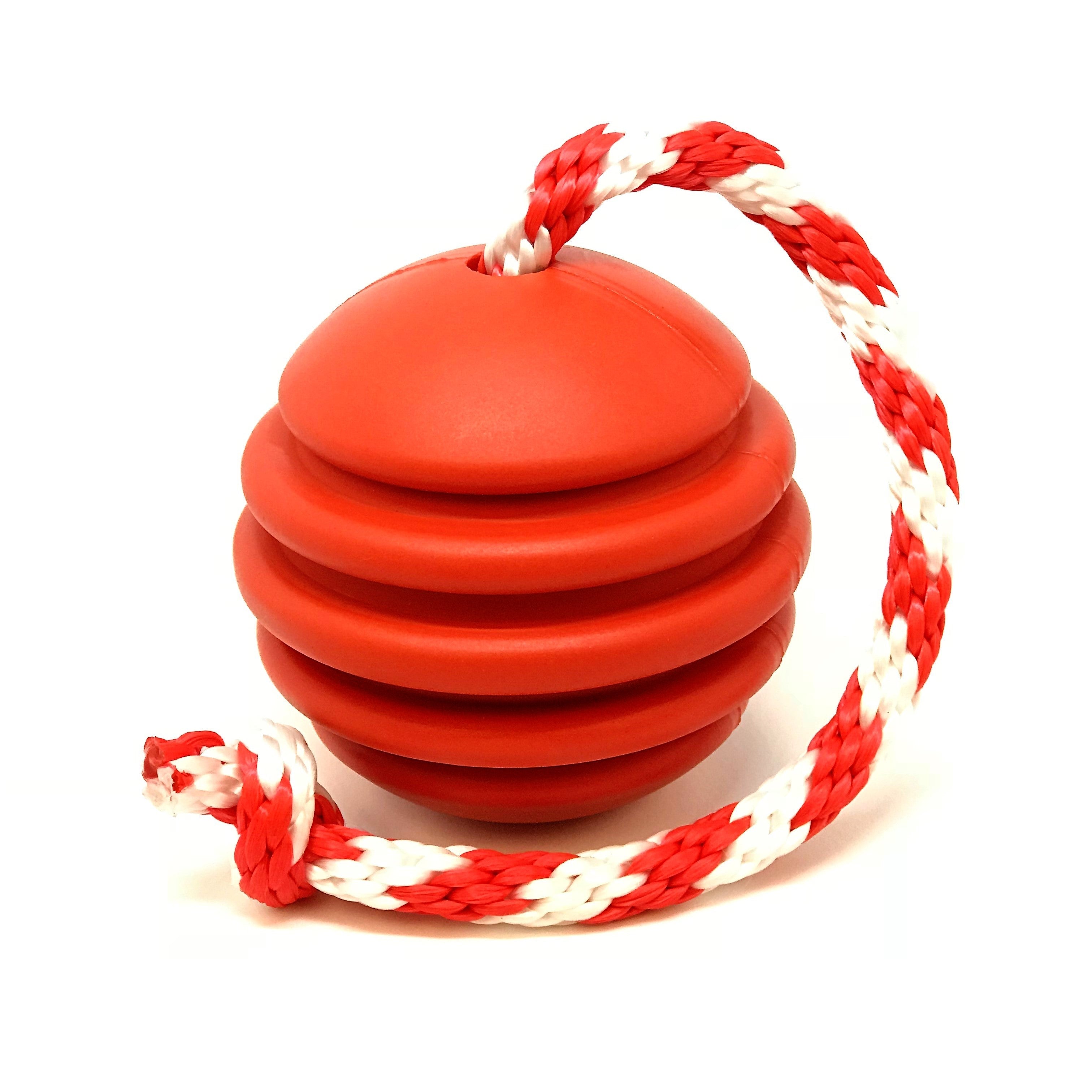 USA-K9 Stars and Stripes Rubber Dog Toy Chew Toy for Heavy Chewers