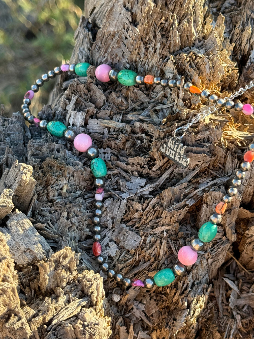 Sterling Silver Sweet Serenity Beaded Necklace