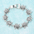Antique Metal Turtle Link Magnetic Bracelet
