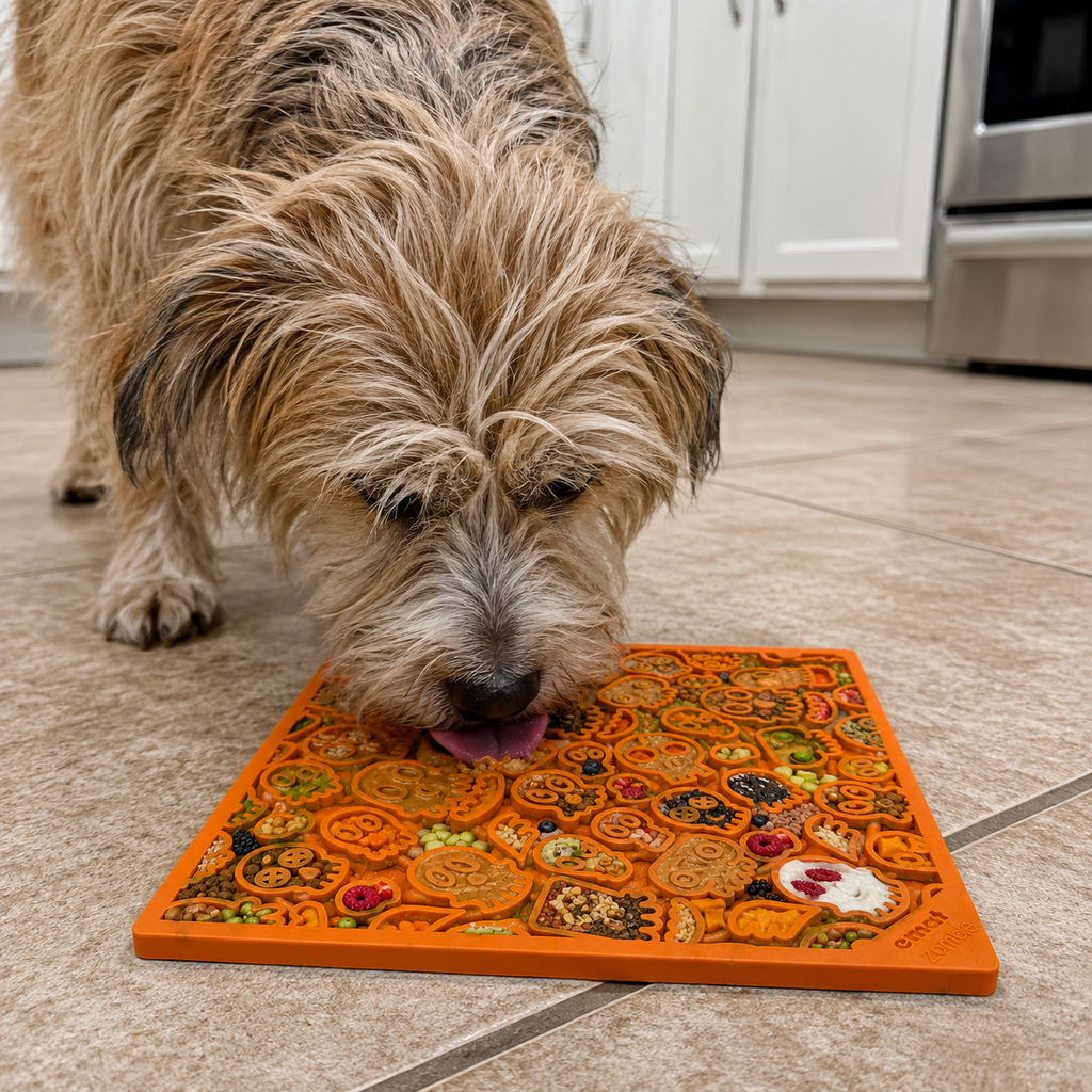 SodaPup Zombie eMat Enrichment Lick Mat for Dogs and Cats