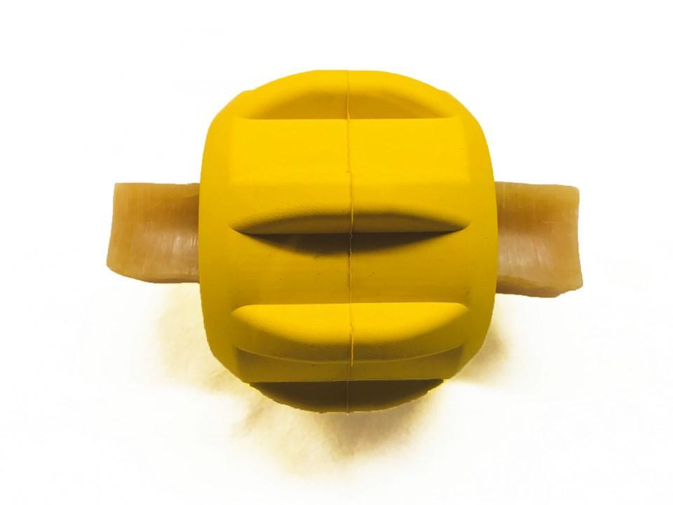 Gear eDispenser Rubber Treat Holder and Chew Toy for Dogs