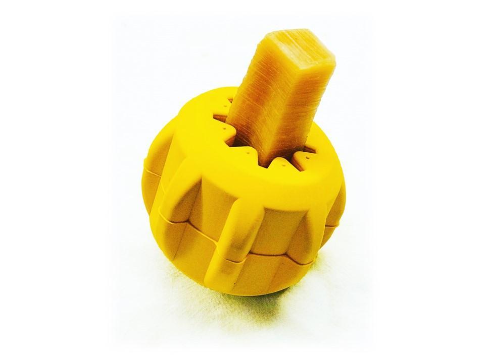 Gear eDispenser Rubber Treat Holder and Chew Toy for Dogs