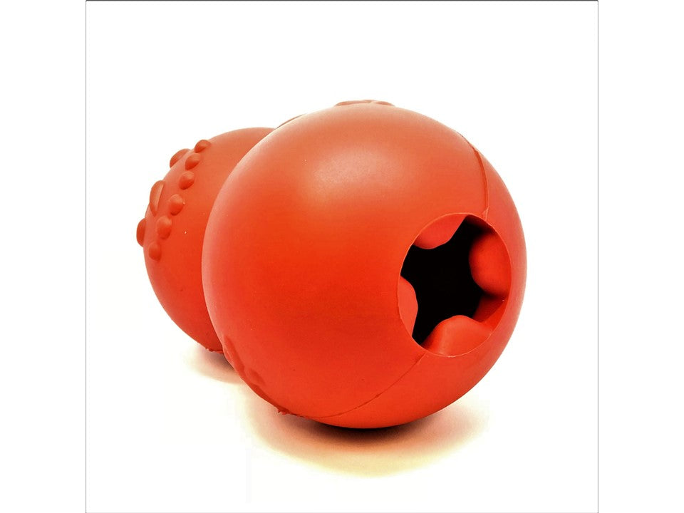 Snowman eDispenser Durable Rubber Chew Toy and Treat Dispenser for Large Dogs