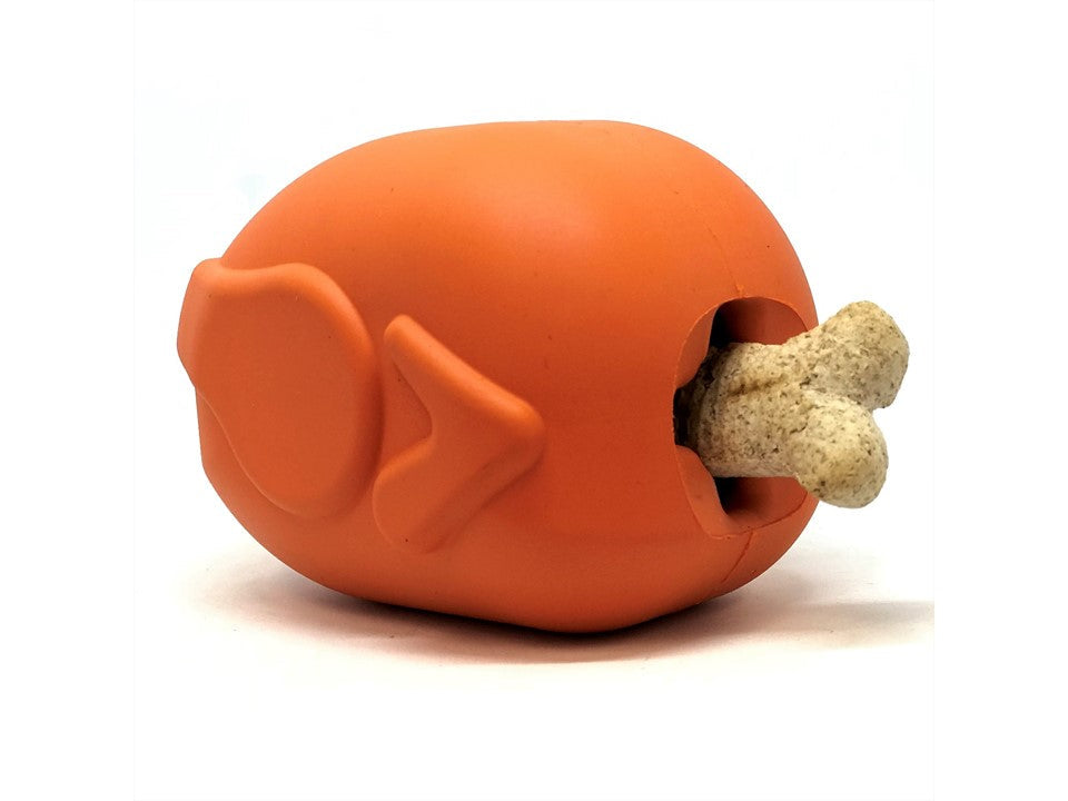 SodaPup Roasted Turkey eDispenser Dog Chew Toy Treat Dispenser