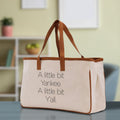 A Little Bit Yankee A Little Bit Y'all Bag Dog Mom Gift Mom Bag Mom Shopping Bag New Gift Best Mom Ever Bag Boy Girl Mama Tote