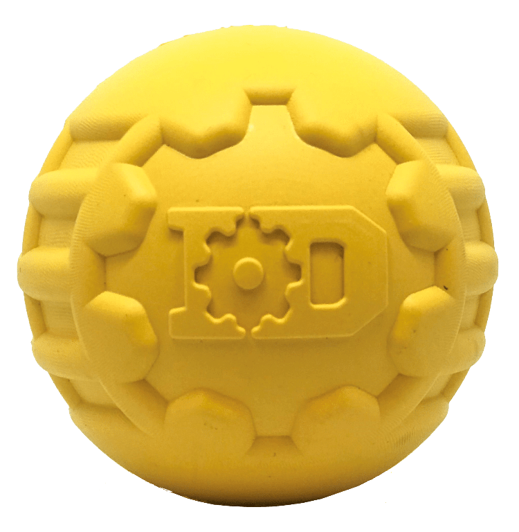 SodaPup Industrial Dog Ball Ultra Durable Rubber Chew Toy For Heavy Chewers USA