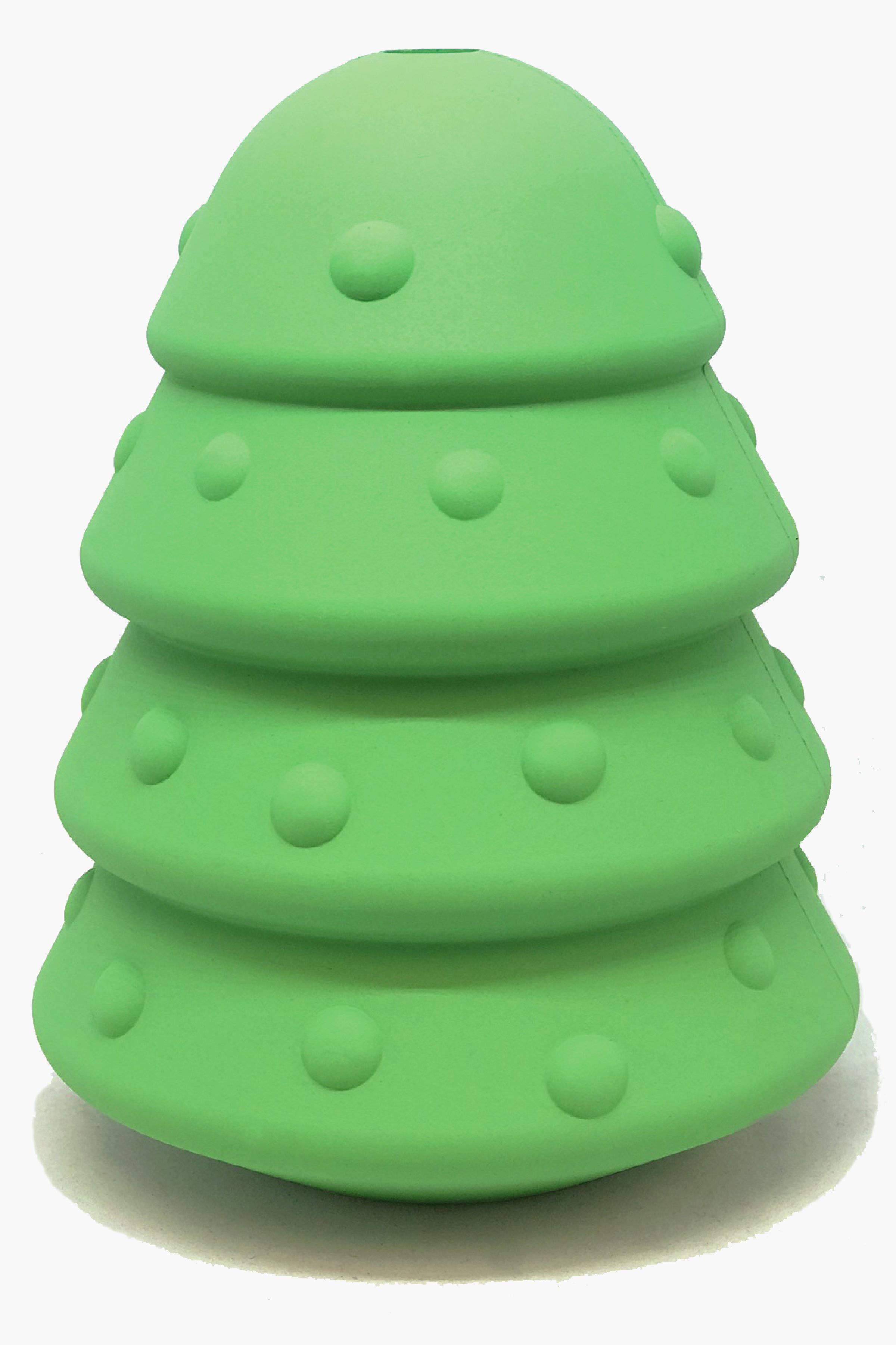 Christmas Tree EDispenser Rubber Chew Toy For Large Dogs Model EDispenser