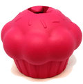Cupcake eDispenser Durable Rubber Chew Toy and Treat Dispenser for Dogs