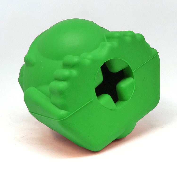 Bull Frog EDispenser Dog Chew Toy And Treat Dispenser