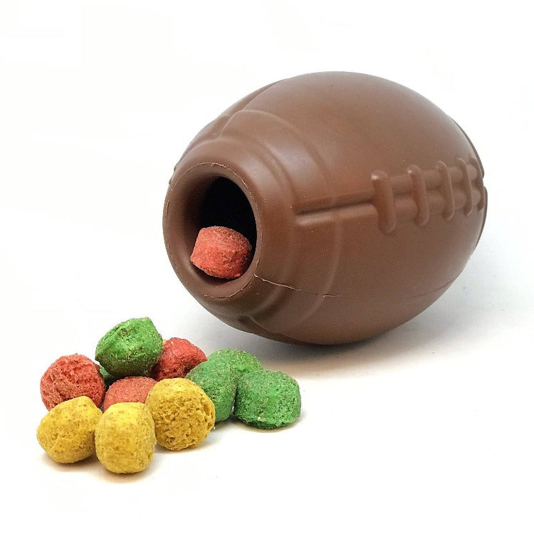SodaPup Football Dog Chew Toy And Treat Dispenser USA Made