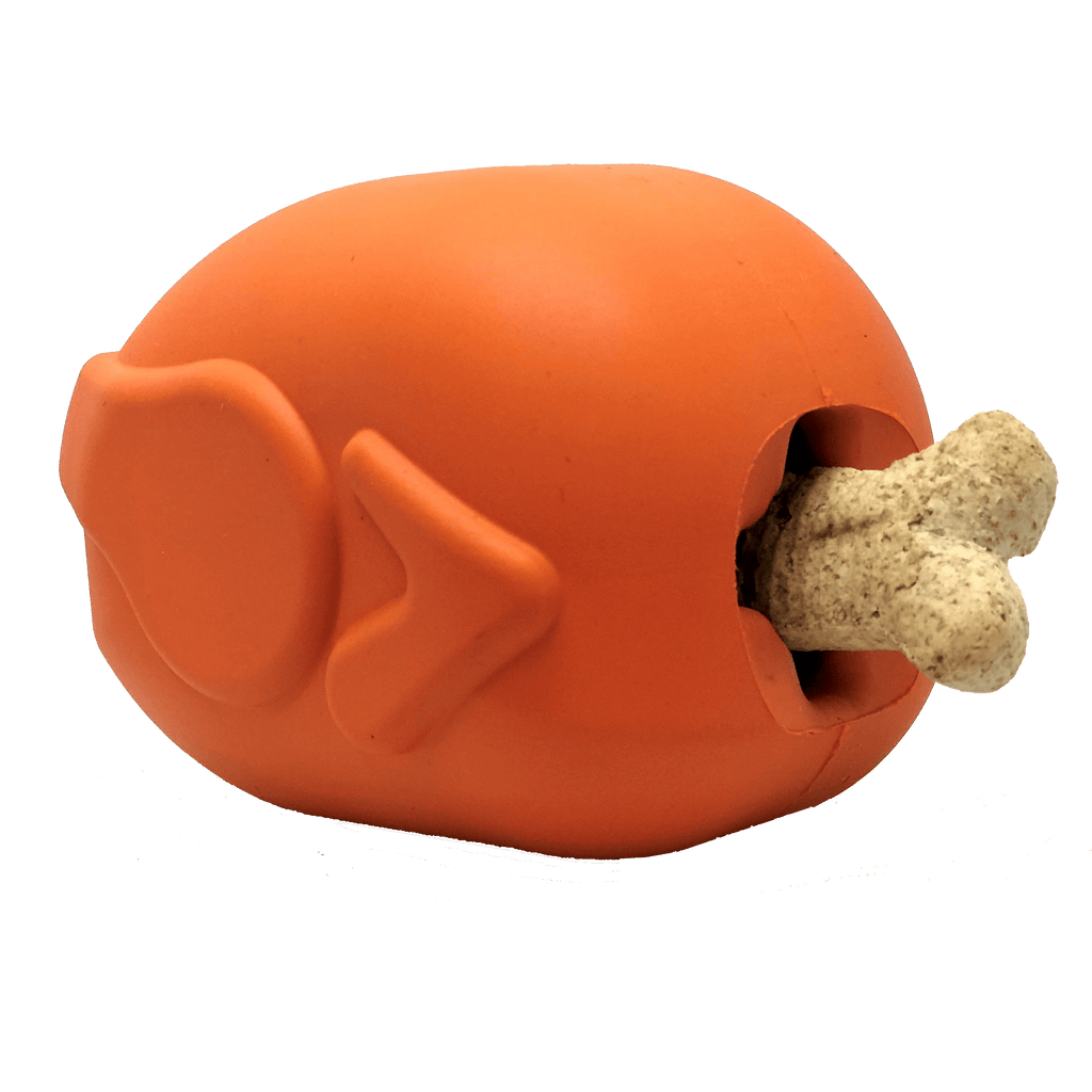 SodaPup Roasted Turkey eDispenser Dog Chew Toy Treat Dispenser